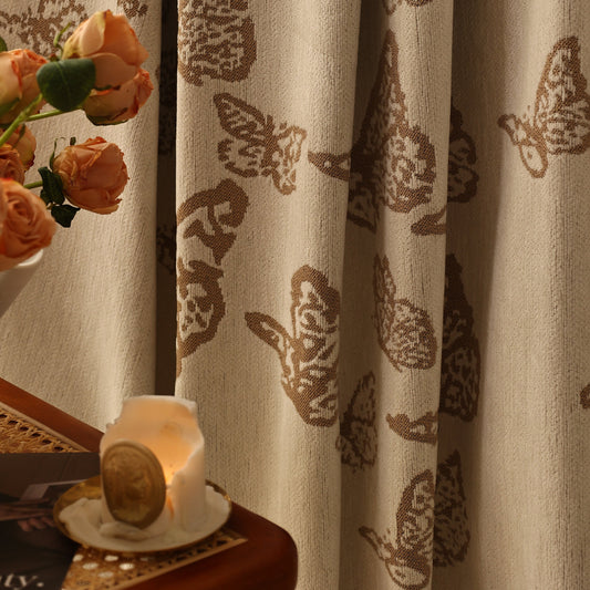 Butterfly Jacquard Soft Couch Blankets Cover for Couch Reversible Modern Sofa Slipcover Throw Covers