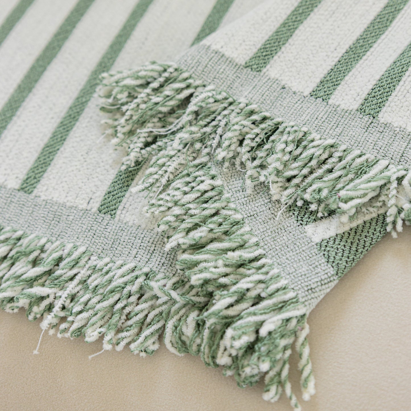 Boho Striped Jacquard Throw Sofa Slipcover Chenille Sofa Throws for Couches for Pets Kids Home Decor